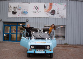 Telenco soutient Pauline et Priscilla, deux étudiantes qui vont parcourir le désert à l'occasion de la 19ème édition du 4L Trophy