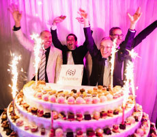 Les dirigeants de Telenco fêtent les 20 ans de l'entreprise