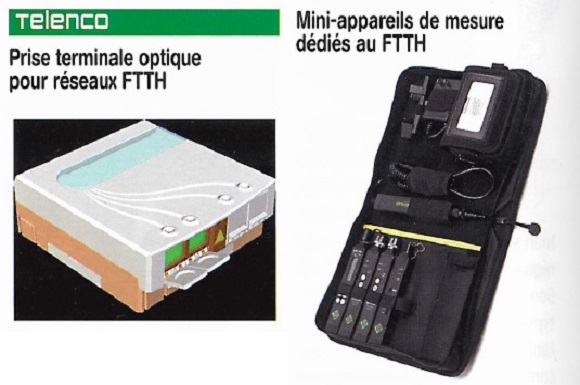Telenco innove avec une offre FTTH complète comprenant des Prise Terminale Optique PTO et des mini appareils de mesure des réseaux FTTH