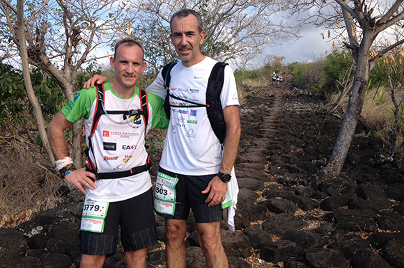 Denis FALLIEX et Ludovic RICHARD ont couru la Diagonale des Fous sur l'Île de la Réunion pour reverses des fonds à l'association des Enfants de l'Ovale