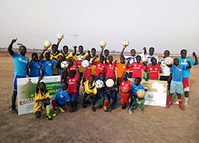 Telenco récolte 550 équipements de football pour deux clubs sénégalais