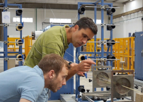 Telenco fabrique sa propre fibre optique dans ses ateliers à Lavra, au Portugal
