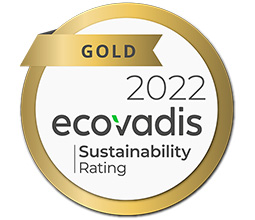 Logo de la certification ecovadis médaille d'or